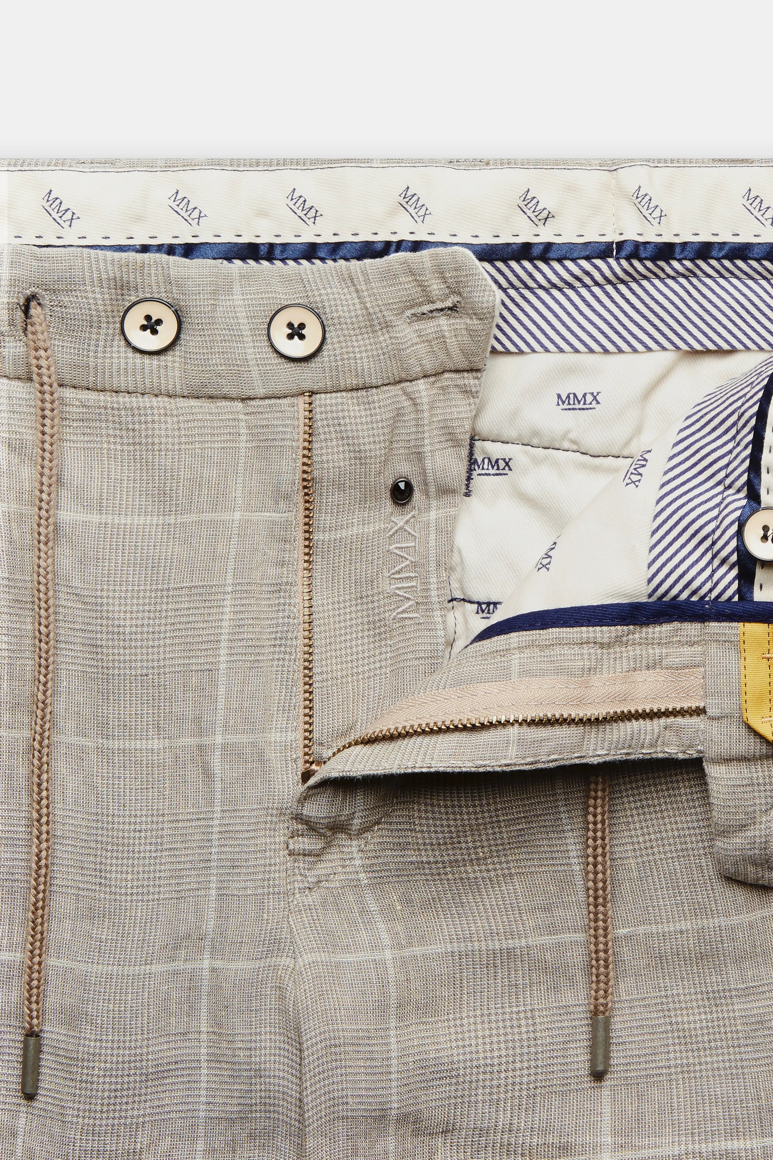 Cervus 1-7321 PURE LINEN CHECK